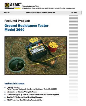 Fall-of-Potential Testing with the Ground Resistance Tester Model 3640